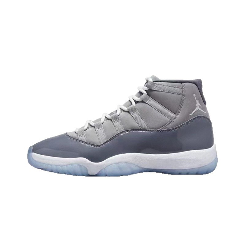 Putian Chunyuan aj11 zapatos de baloncesto de alta altura, zapatos de hombre, zapatos grises frescos, zapatos de serpiente con almohadilla de aire baja, playoffs