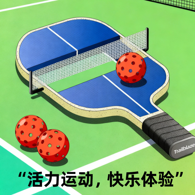 Cross-Border Popular Pickleball Pickleball 26/40 Hole Tpe Material Training Competition Outdoor Sports Family