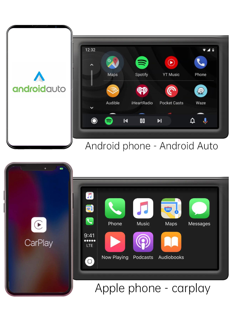 Cross-border carplay box wired to wireless double-headed wireless carplay adapter car machine interconnection box
