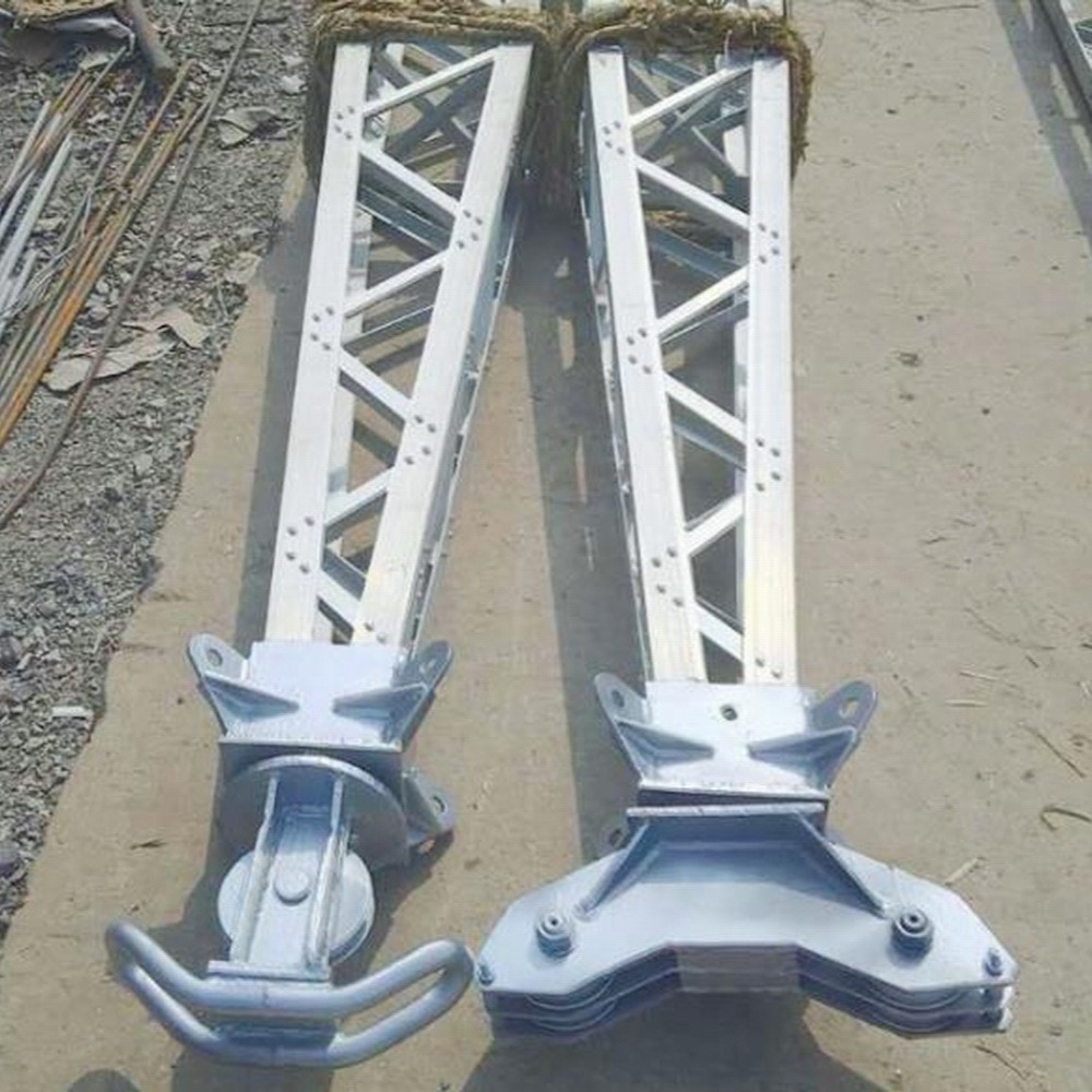 吊装组立杆塔300-600mm铝合金框式内悬浮抱杆铝合金格构式扒杆