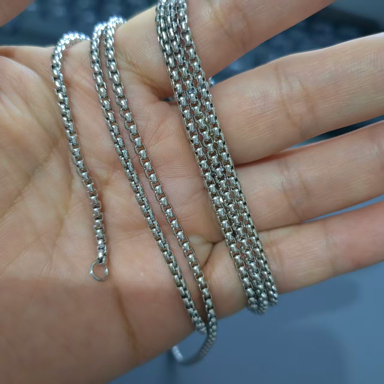 Titanium Cuban Chain Necklace For Men - Durable Stainless Steel_voghion.com
