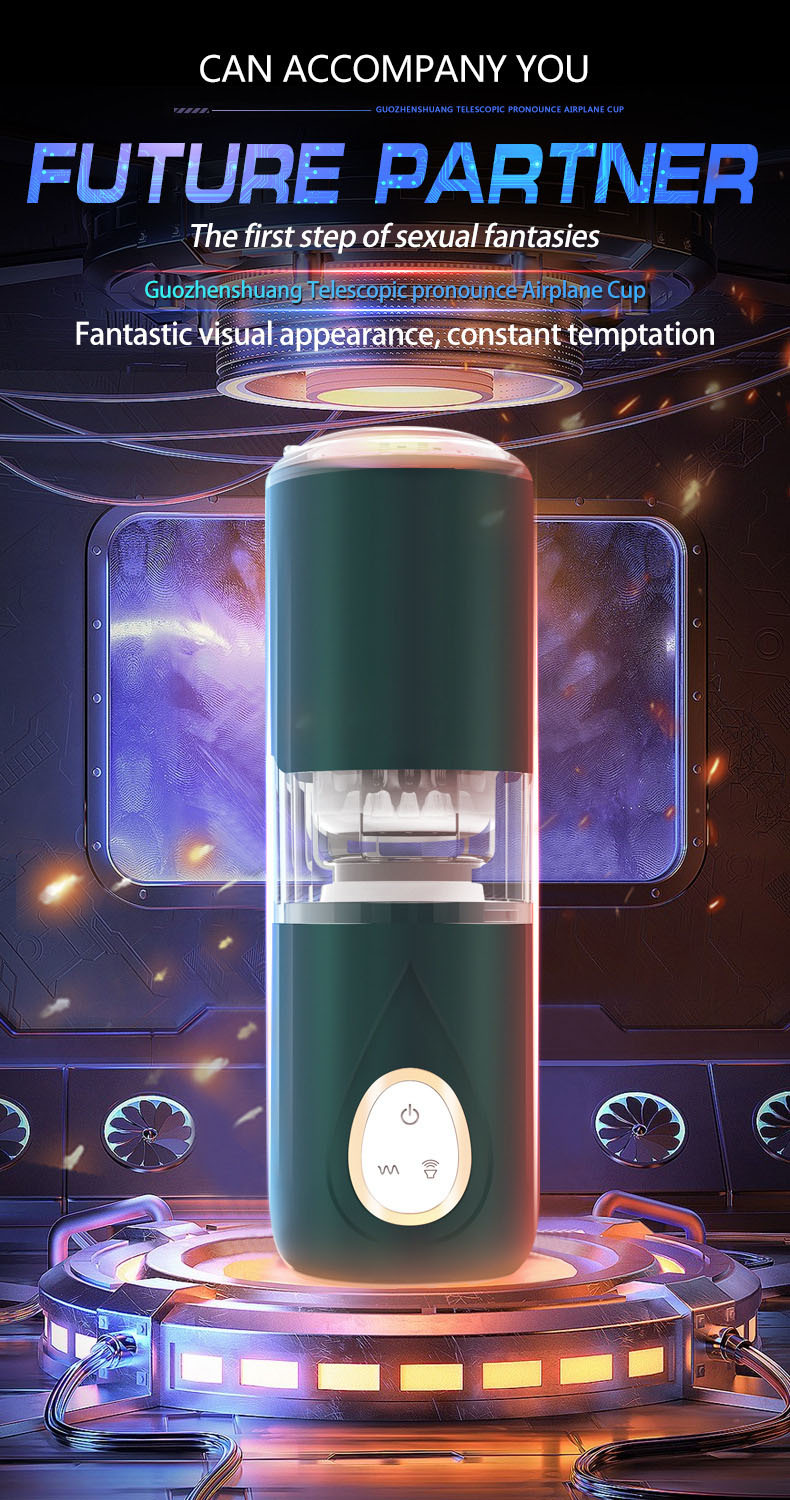 DMM Touch Five Generation T5 Elektrischer Masturbator für Männer, vollautomatisch, teleskopisch, drehbar, mit Saugnapf, Flugzeugform, Sexspielzeug für Erwachsene_voghion.com