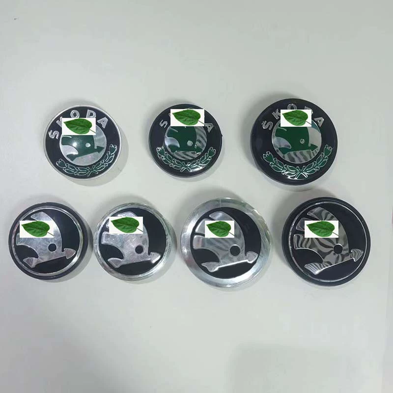 Подходит для колпаков ступиц колес автомобилей Skoda, колпаков на колесные диски диаметром 65, размер гайки 5555, размер гайки 52, вогнутый дизайн.