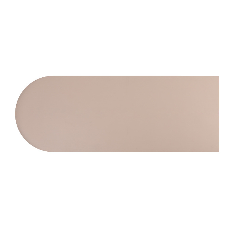 Estera de yoga ovalada de PU arqueada Estera de yoga de goma Estera de yoga antideslizante profesional Estera de fitness Fábrica de fuente personalizada