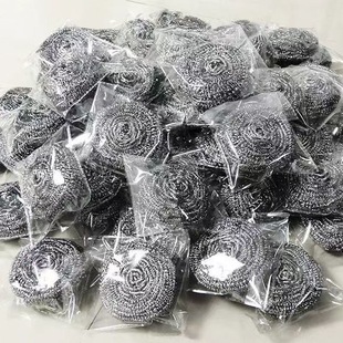 Cleaning ball steel wire ball independent transparent packaging stainless steel pot brush washing dishes do not rust do not fall off manufacturers wholesale