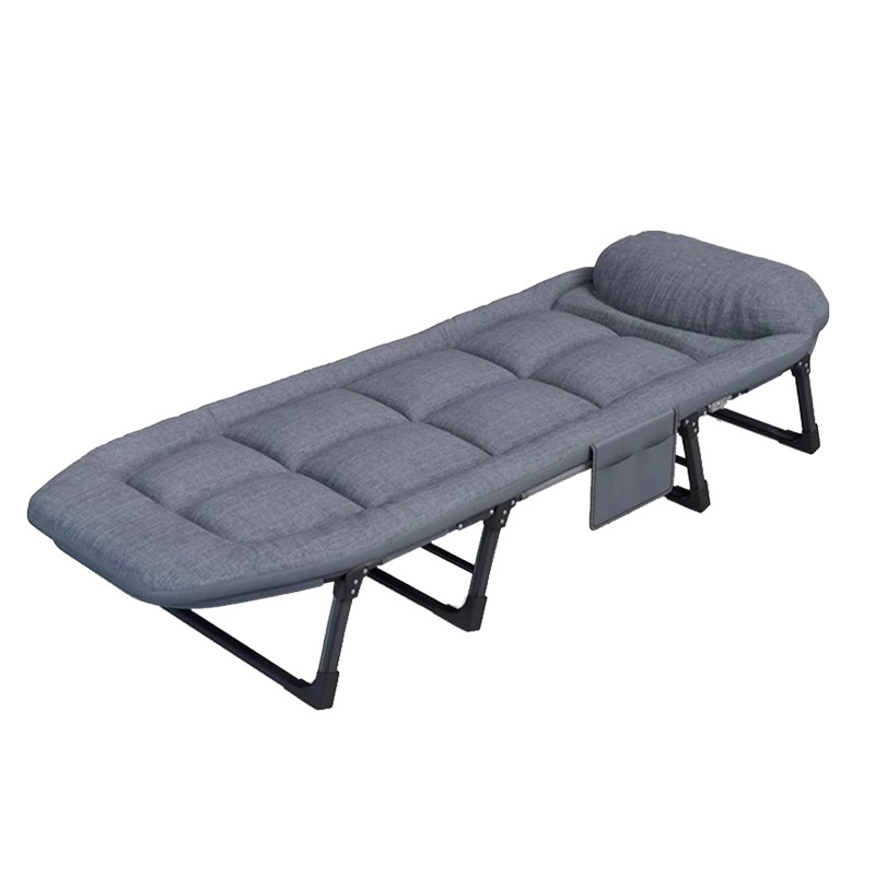 Cama plegable de oficina almuerzo una persona silla reclinable artefacto casero simple cama pequeña cama portátil hospital acompañante cama de marcha