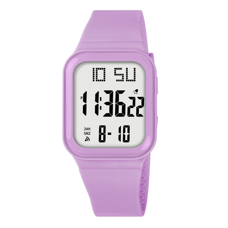 Tendencia de estudiantes de secundaria secundaria deportivos al aire libre luz nocturna relojes electrónicos multifunción relojes electrónicos alarma al por mayor