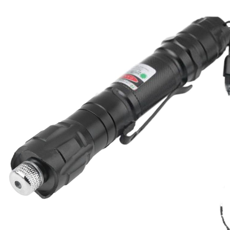 De alta potencia 009 linterna láser verde punto único cielo estrellado ventas bandeja de arena luz indicadora luz fuerte tiro largo autodefensa