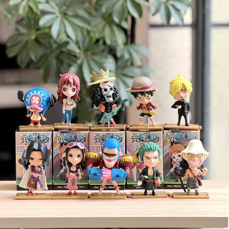 Фигура One Piece блочная коллекционная серия, набор Лuffy Зоро Санджи, варианты мульти-стилей