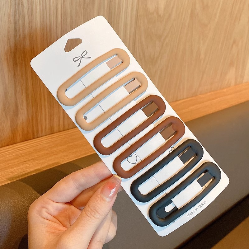 Pinza bb de color dopamina para niños cabello roto estrella de cinco puntas horquilla para niñas que no lastima el cabello, pinza para el cabello con flequillo para bebés, accesorios para el cabello lindos