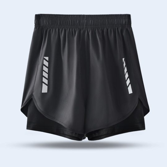 Summer Quick-drying Sports Shorts Men's Casual Pants Running Stretch Fitness Belt Lining Thin Shorts Men's Trendy
