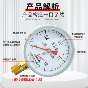�x��Y100 1.6��ˮ�����͉���≺��0-1-16mpa����������X20