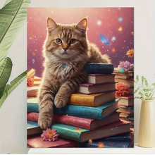 跨境一件代发4050数字油画新款diy手工绘画涂画风景动漫摆摊油画