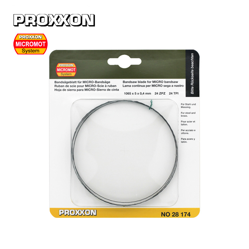 【28174】德国PROXXON迷你魔带锯机原装带锯条1065x5x0.4mm/24齿