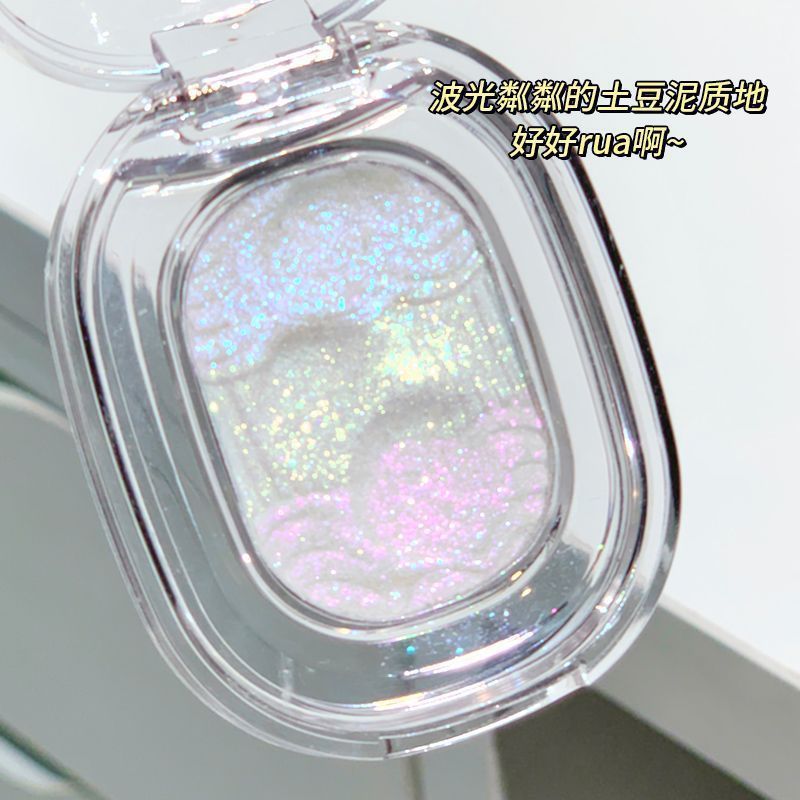 Paleta de sombra de ojos degradada de alto brillo de puré de papas