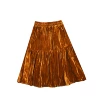 Shunsui Jian caramel velvet skirt
