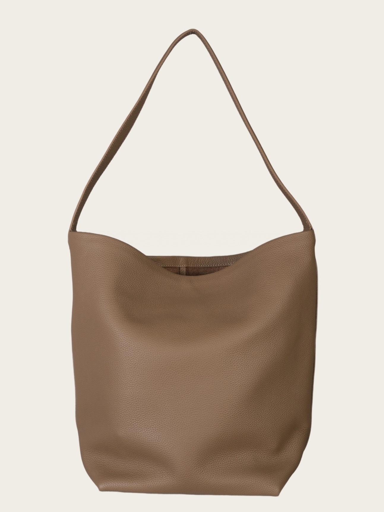 本革レディースバッグ、第一層牛革、都会的でシンプルな大容量バケットバッグ、トーゴ高級バッグ革メーカー卸売