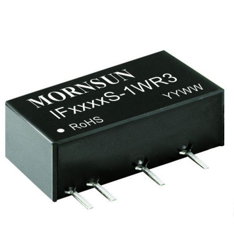 IF0512S-1WR3隔离电源模块 1W，定电压输入，隔离稳压单路输出
