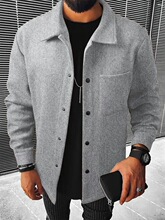 O 76502 Men's Casual Shirt Jacket ��ʿ�r�A�� �W���羳