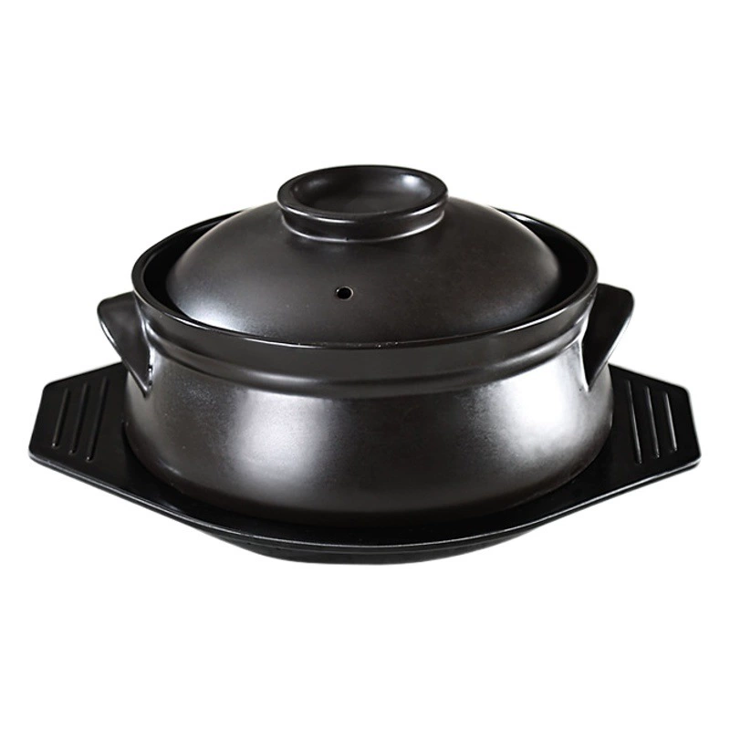 Керамическая кастрюля в Корейском стиле горшок для тушения рисовой лапши Горшок для тушения рисовой лапши Бытовой каменный горшок Горшок для супа немелкий горшок с открытым огнем Устойчивый к высоким температурам