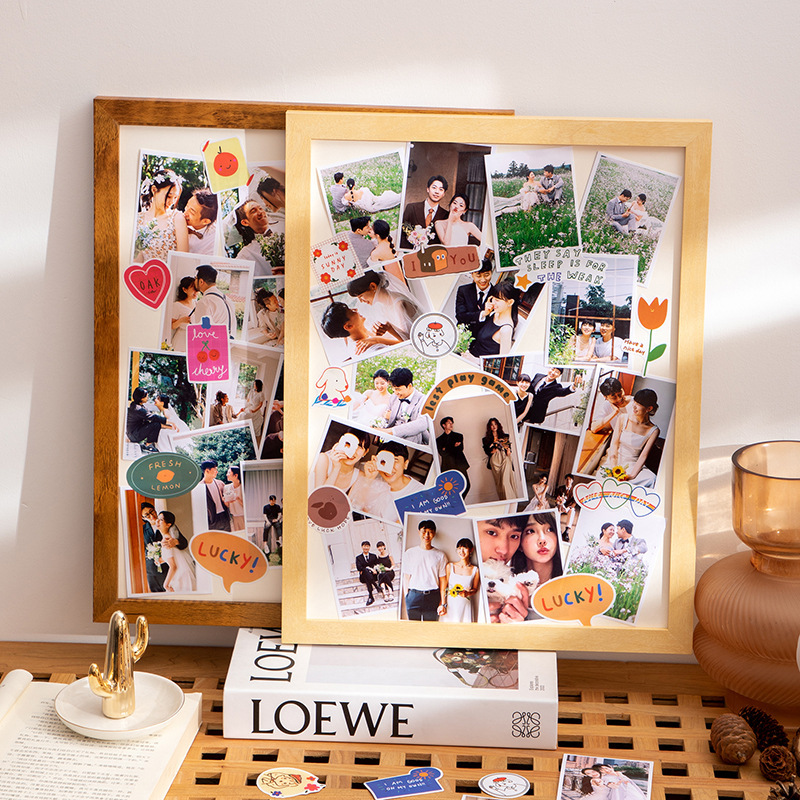 DIY Polaroid Photo Frame Couple Teacher's Day Gift Lover Photo Handmade Puzzle Commemorative Table Picture Frame DIY Polaroid Photo Frame Couple Teacher's Day Gift Lover Photo Handmade Puzzle Commemorative Table Picture Frame