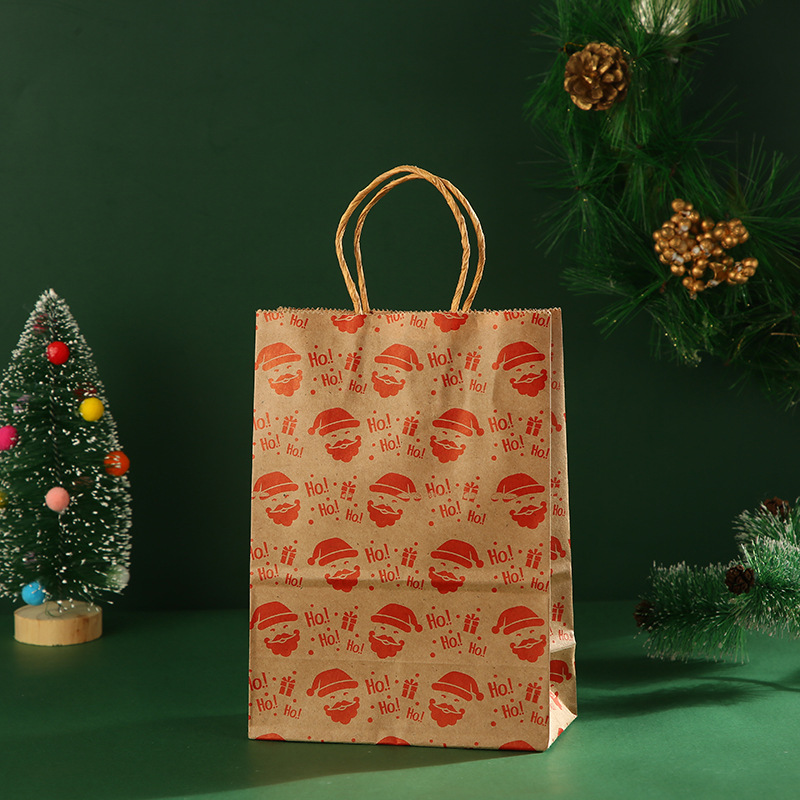 30g Weight Gift Wrapping Supplies Event & Party Supplies food packaging bag Storage & Cleaning Daily Occasion Kraft Paper Material Christmas Festival Santa Claus, Letter Pattern Simple Style Style Christmas Simple Style Santa Claus Letter Kraft Paper Daily Gift Wrapping Supplies 1