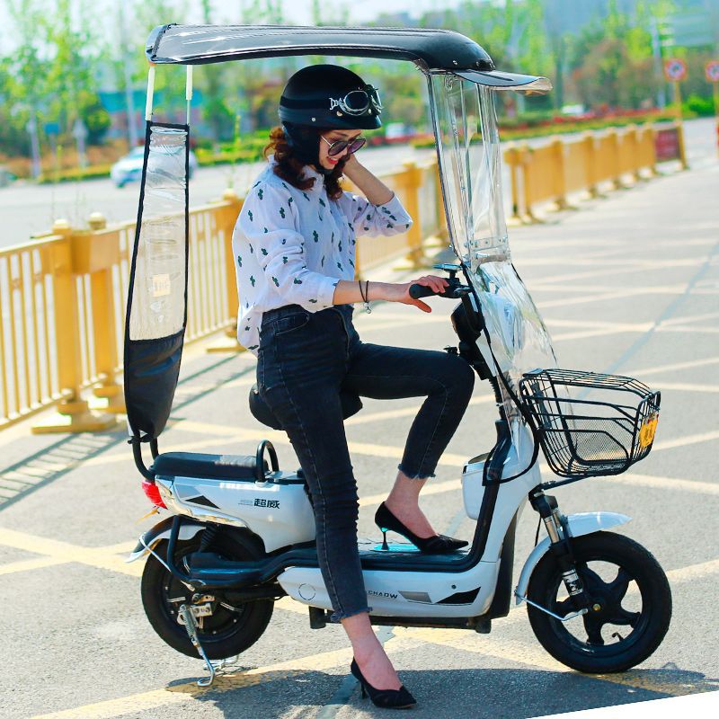 电动车雨棚新款7字雨篷冬季透明寒防雨挡风罩全封闭电瓶车挡雨棚