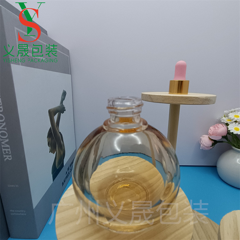 30ml; 투명한 가벼운 병; 유리