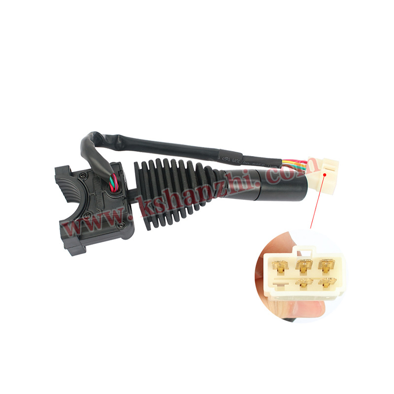 El interruptor de desplazamiento de la carretilla elevadora es adecuado para el interruptor combinado de dirección de engranaje de caja de onda de 5 líneas de accesorios de carretilla elevadora FD30 JK805A