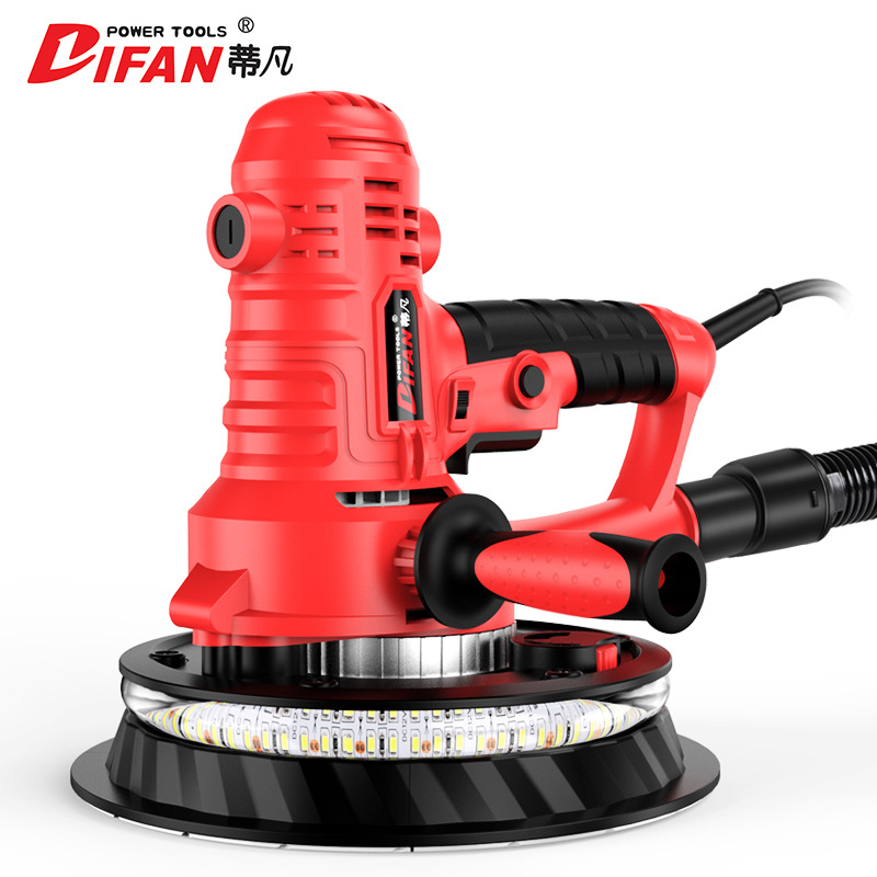 蒂凡磨墙机无尘墙面打磨机砂纸机腻子无尘机自吸式墙壁抛光机电动