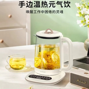 Jicai Leopard Brand BP-9233 Multi-functional Home Office High Borosilicate Glass Health Pot Boiling Teapot
