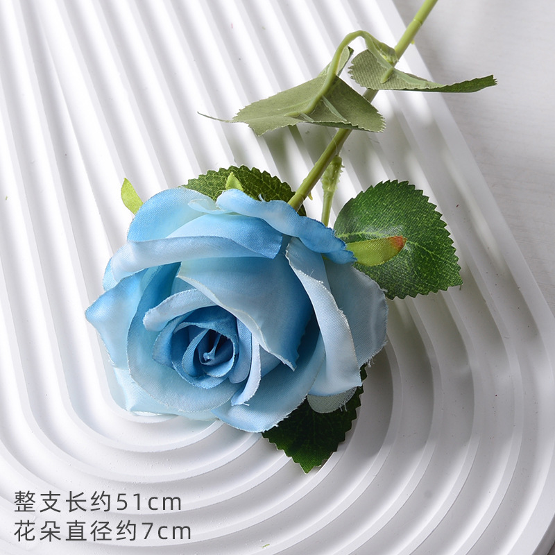 珍珠玫蓝色（绢布版）