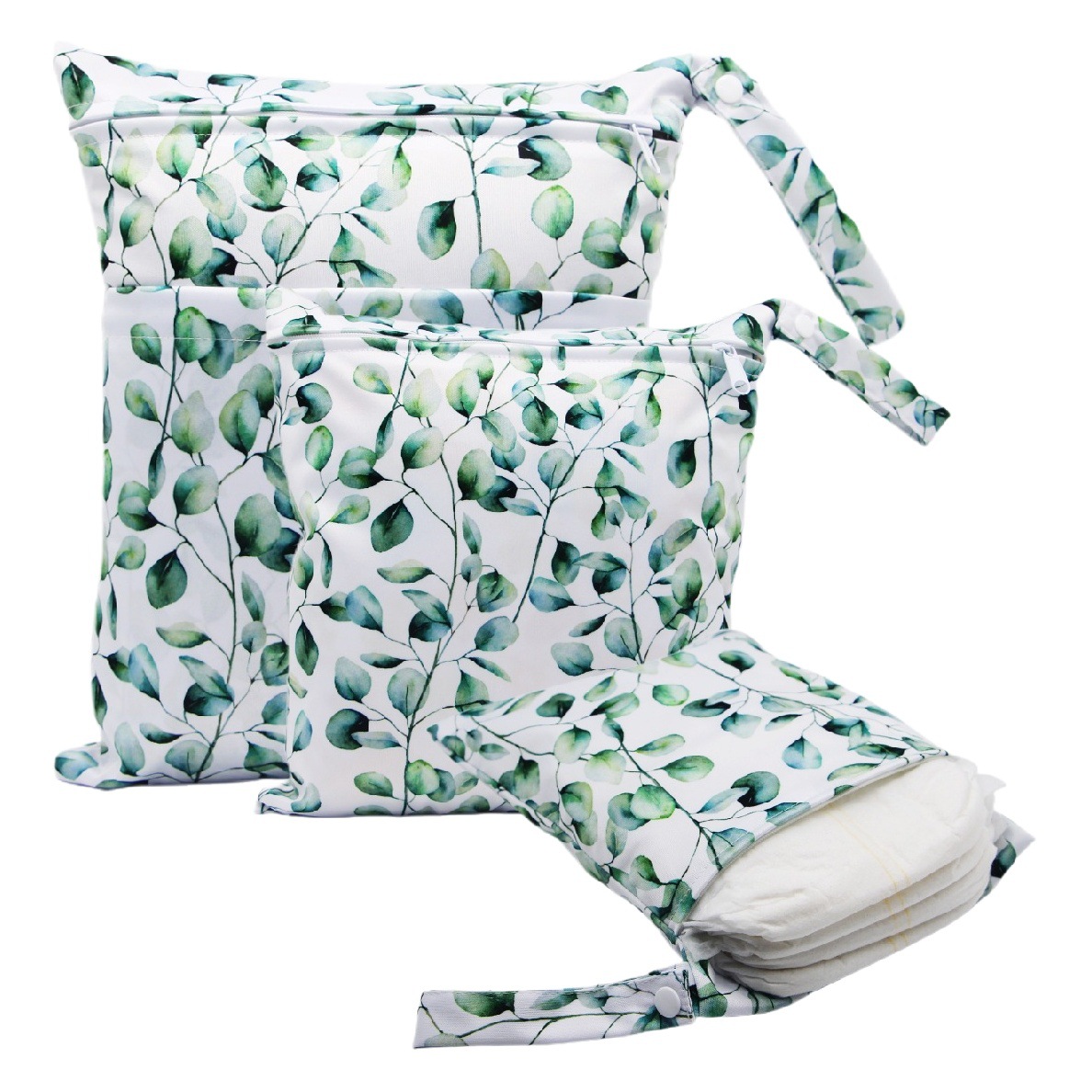 Asenappy 2023 nueva bolsa de pañales de 3 piezas varios tipo de flor de dibujos animados ventas directas de fábrica en stock