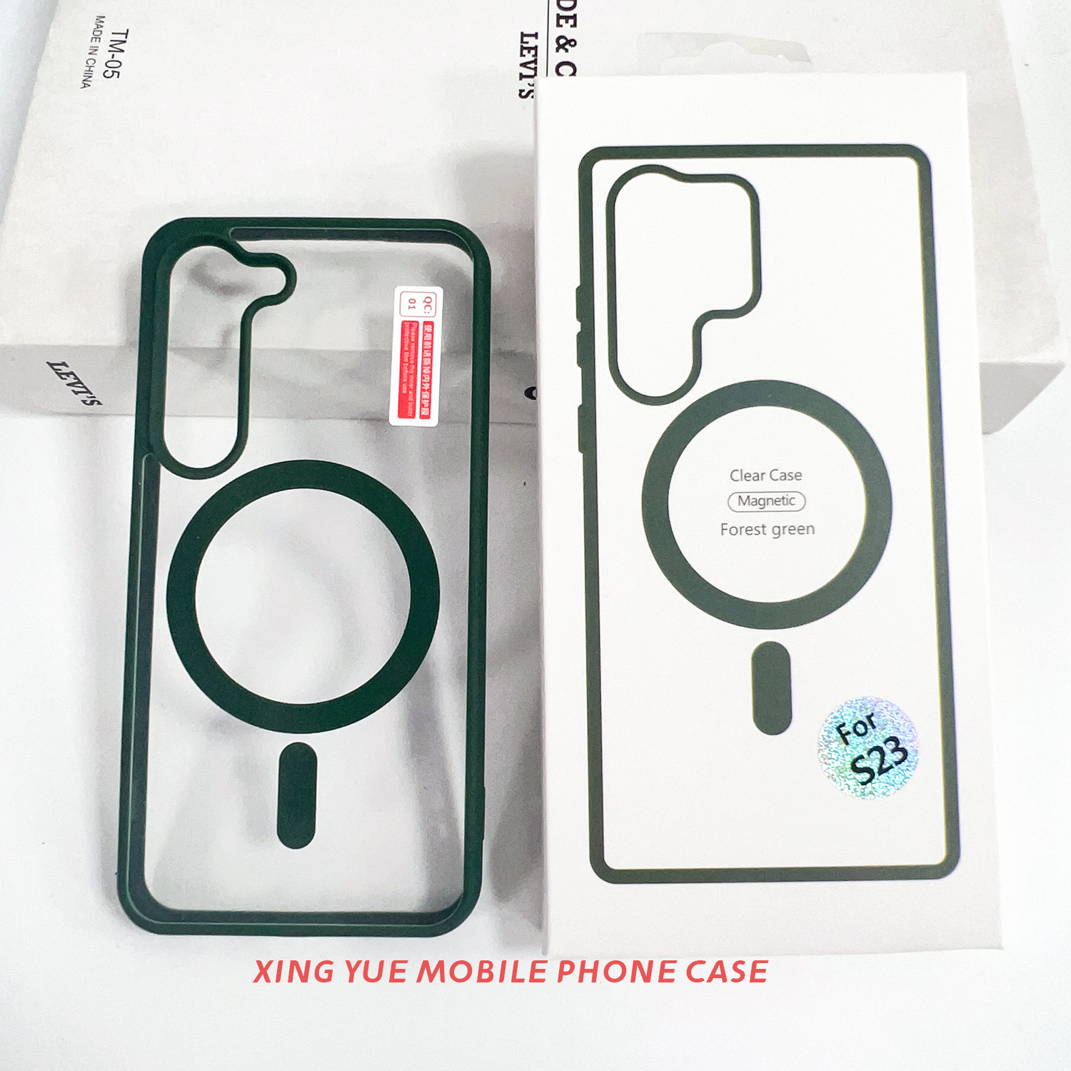 Funda magnética transparente para teléfono Samsung S25 Ultra, compatible con carga inalámbrica, protector de color, funda protectora A15, venta al por mayor transfronteriza