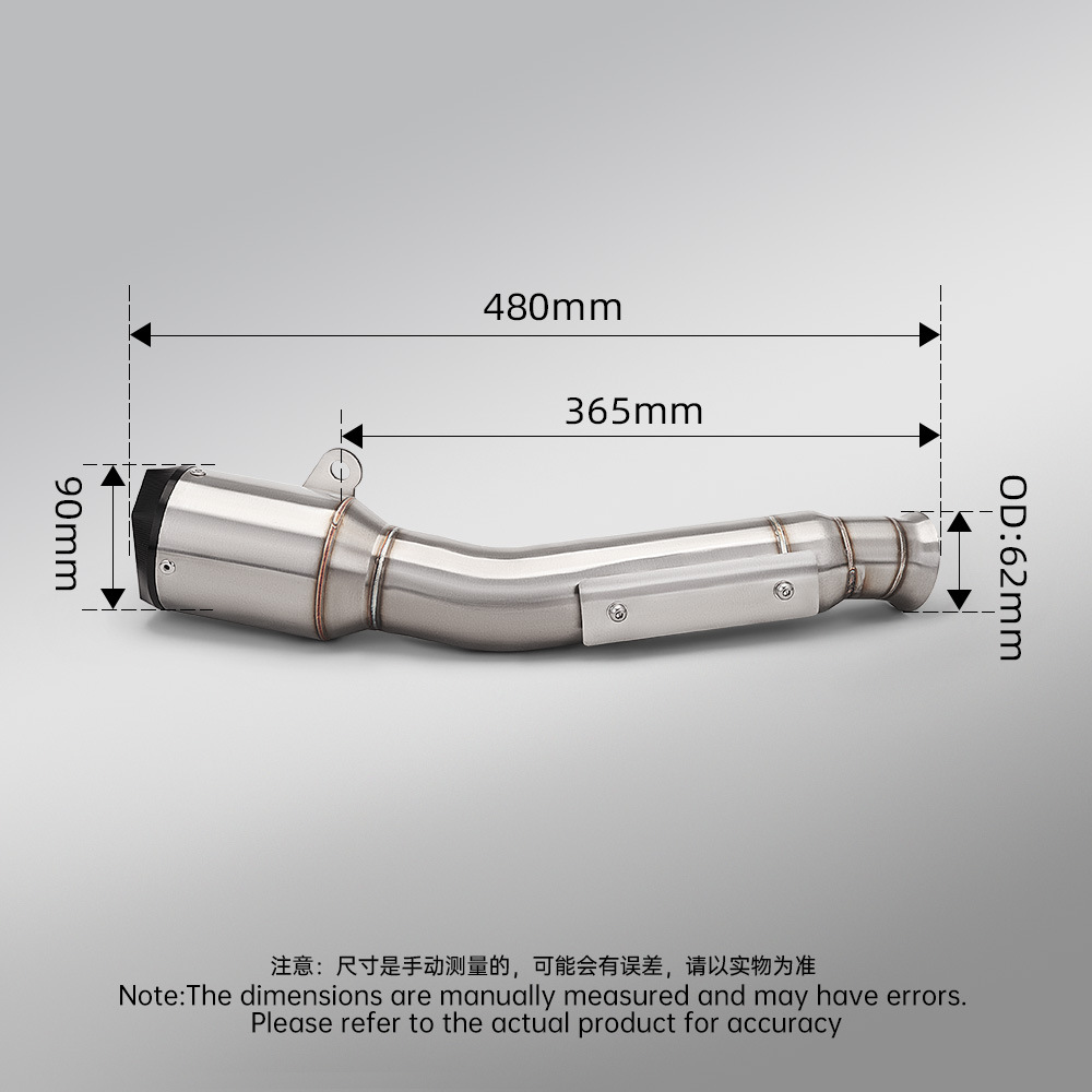 Motorcycle Exhaust Pipe Modification: Cfmoto 800Nk Stainless Steel Integrated Mid-Tail Section Silencer, Non-Destructive Installation