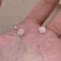 小巧小清新甜美樱花耳钉