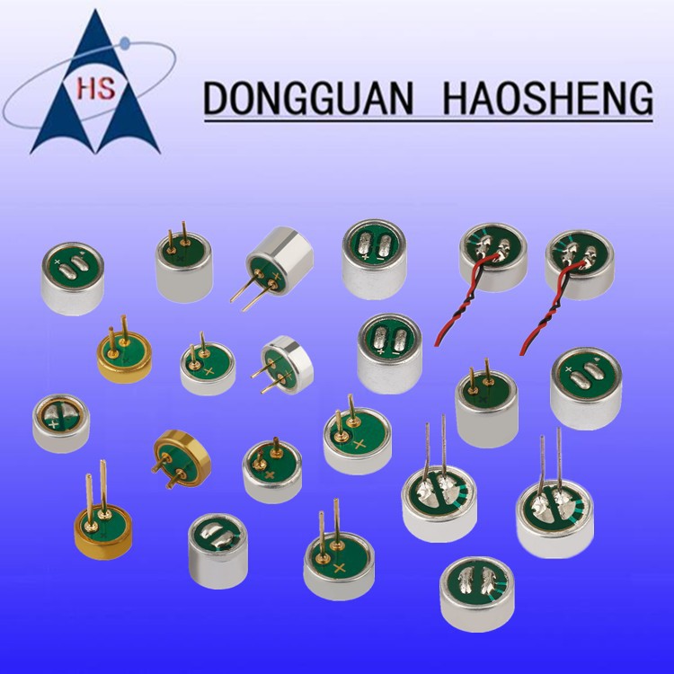 【正品货源】售咪头6050中针 声控长针全指向 4015电容带线麦克风
