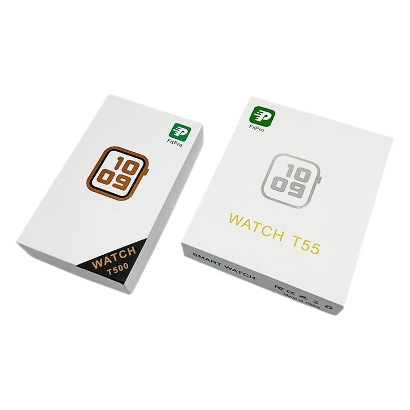 Reloj Inteligente T500 T55 con Llamadas Bluetooth, Monitor de Ritmo Cardíaco, Versión Bluetooth de Fábrica para Deportes