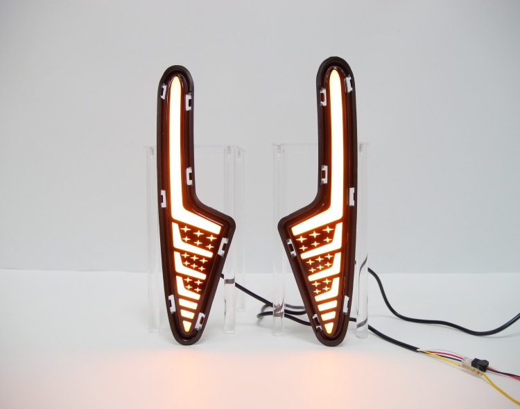Suitable for Geely Xingyue 25-26 Models, Daytime Running Lights, Turn Signals, Night Ice Blue Modified Front Fog Lights