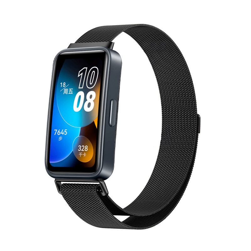 Замена ремня для Huawei Band 10/9/8 на металлический Миланезский браслет для Huawei Band 9