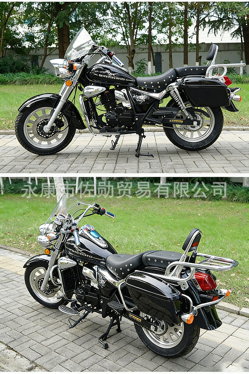 Vintage fully equipped Harley Storm Prince motorcycle, suitable for registration, long-distance passenger-carrying, large-foot pedal, National IV standard motorcycle