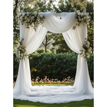 N 43783 Wedding party yarn decor curtain �����ɶ���ɴװ���