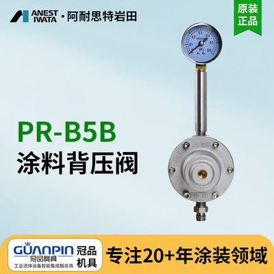 日本岩田涂料背压阀 PR-B5B涂料稳压阀 喷涂线涂料铝合金减压阀