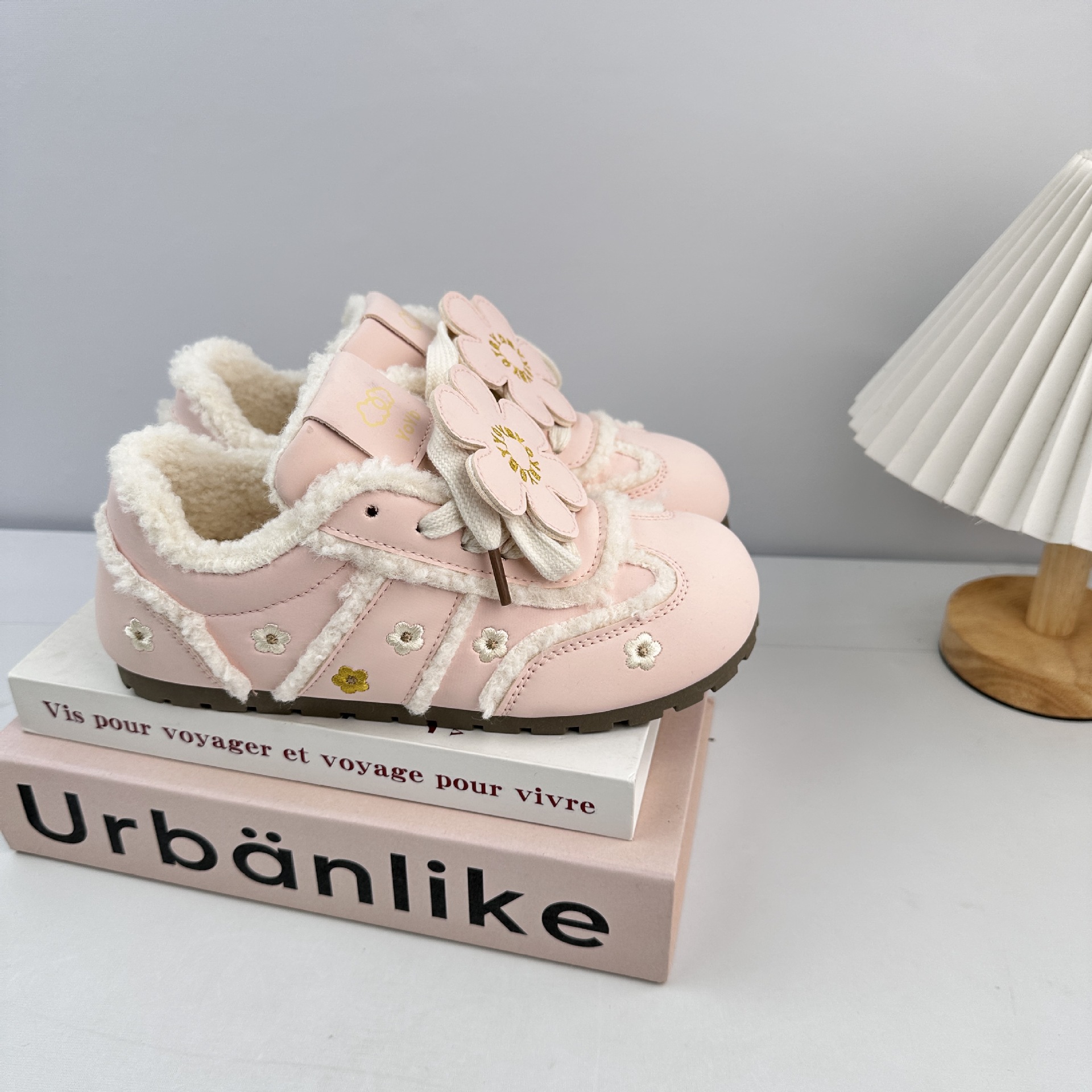 Farwave Ballet 2025 estilo de invierno de moda del campus zapatos de algodón caliente 2719M