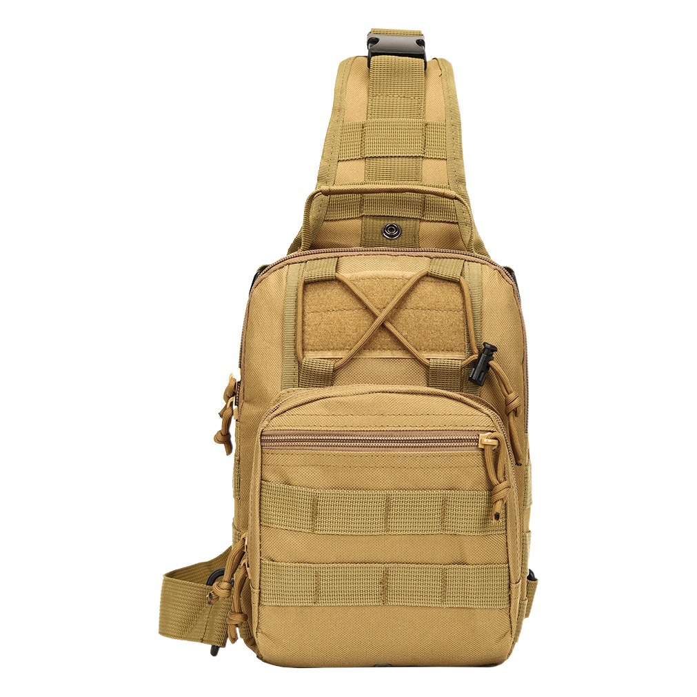 Bolso de pecho para deportes al aire libre para hombre, bolso de pecho táctico de camuflaje militar, bolso cruzado informal multifuncional para hombres y mujeres, ultraligero.