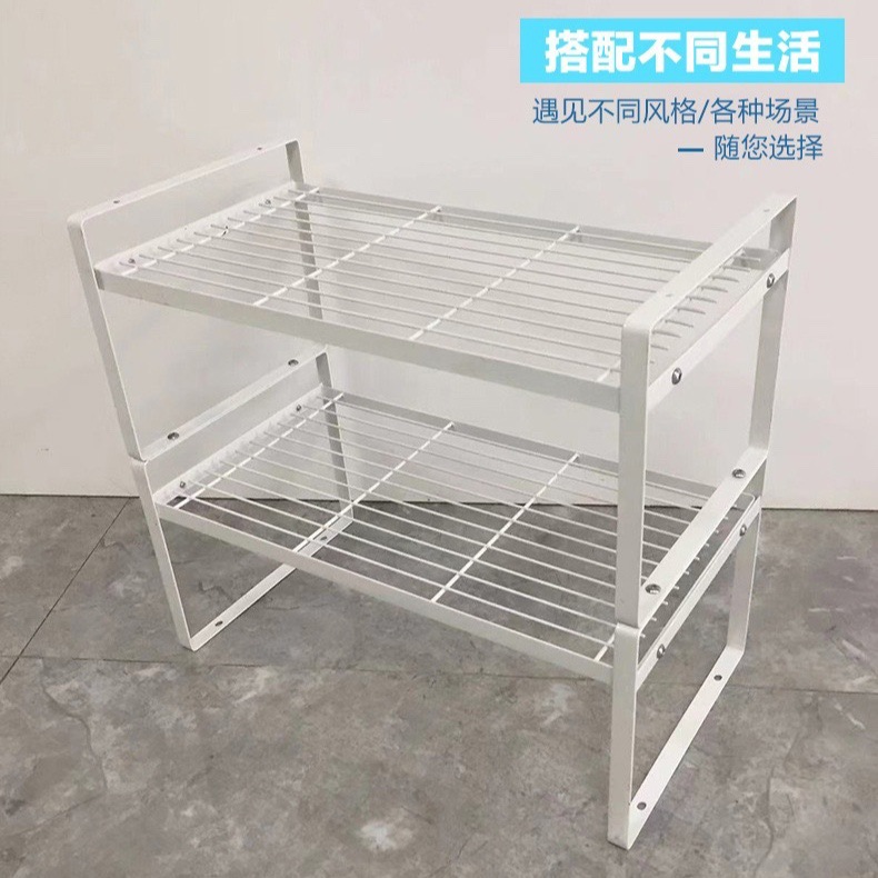 맞춤형 전자 레인지 보관 랙 조리대 다기능 밥솥 냄비 오븐 보관 브래킷 더블 레이어 전기 랙 캐비닛