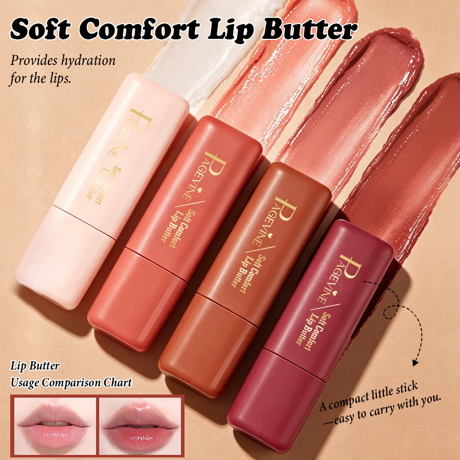 Cross-border PAGE VINE humectante lipstick humectante maquillaje popular cosmético para el cuidado de los labios Gloss labial TK