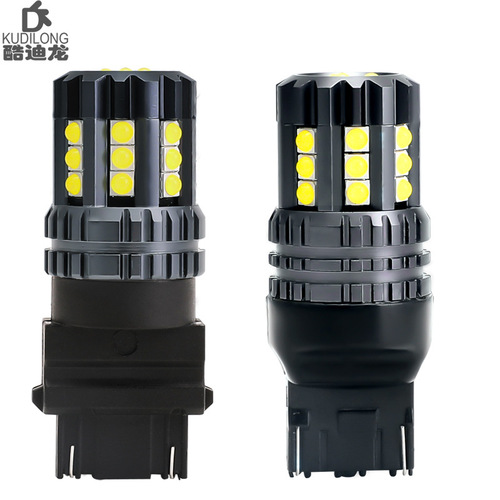 Cross-border exclusive new bright decoding car LED backup light T20 3157 7443 3030 24SMD