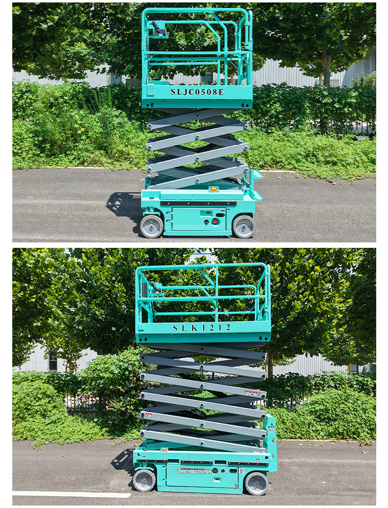 Self-propelled lift platform manufacturer supplies large and small scissor electric lifts for high-altitude maintenance