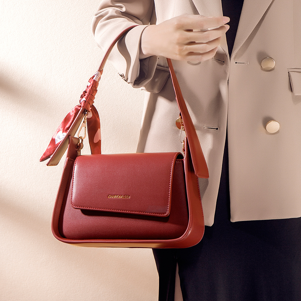 Hong Kong compra bolsos rojos para mujeres 2025 nuevo bolso de brazo bolso de novia bolso de boda bolso de mano diario